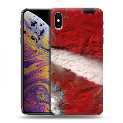 Дизайнерский силиконовый чехол для Iphone Xs Max Орбита