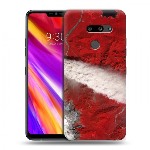 Дизайнерский пластиковый чехол для LG G8 ThinQ Орбита