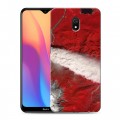 Дизайнерский силиконовый с усиленными углами чехол для Xiaomi RedMi 8A Орбита