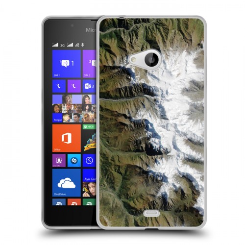 Дизайнерский пластиковый чехол для Microsoft Lumia 540 Орбита