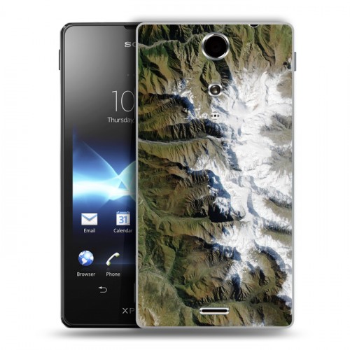 Дизайнерский пластиковый чехол для Sony Xperia TX Орбита