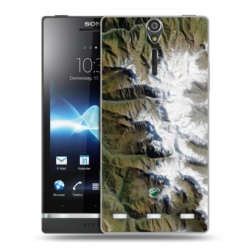 Дизайнерский пластиковый чехол для Sony Xperia S Орбита