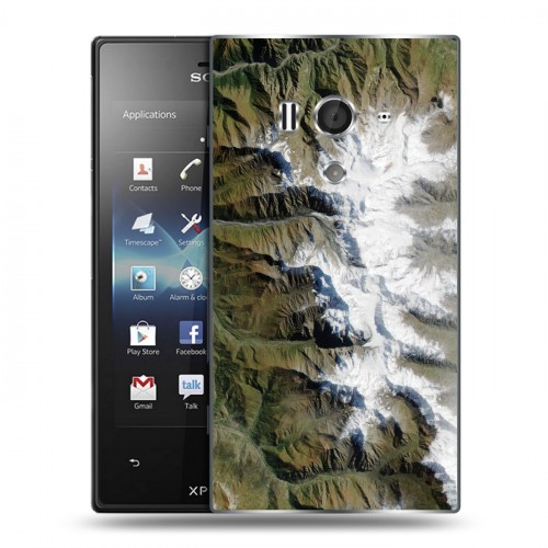 Дизайнерский пластиковый чехол для Sony Xperia acro S Орбита