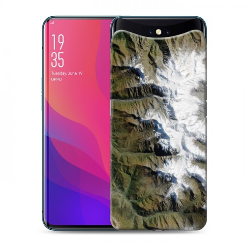 Дизайнерский силиконовый чехол для OPPO Find X Орбита