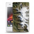 Дизайнерский пластиковый чехол для Sony Xperia E Орбита