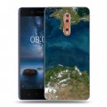 Дизайнерский пластиковый чехол для Nokia 8 Орбита