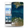 Дизайнерский пластиковый чехол для Huawei Ascend D2 Орбита