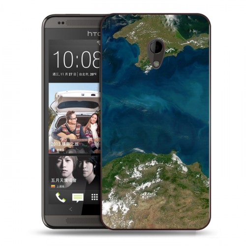 Дизайнерский пластиковый чехол для HTC Desire 700 Орбита