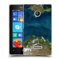 Дизайнерский пластиковый чехол для Microsoft Lumia 435 Орбита