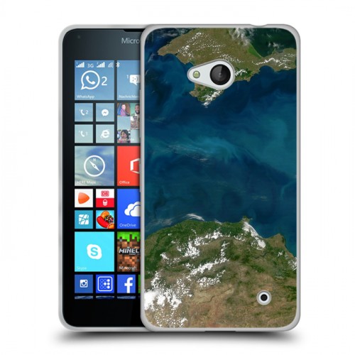 Дизайнерский пластиковый чехол для Microsoft Lumia 640 Орбита