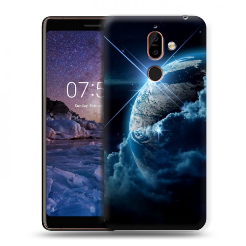 Дизайнерский пластиковый чехол для Nokia 7 Plus Планеты