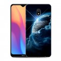 Дизайнерский силиконовый с усиленными углами чехол для Xiaomi RedMi 8A Планеты