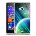 Дизайнерский пластиковый чехол для Microsoft Lumia 540 Планеты