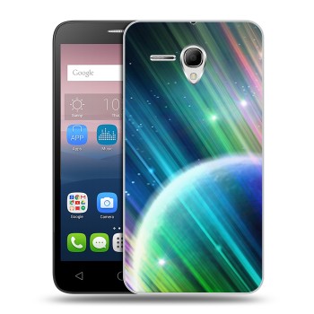 Дизайнерский силиконовый чехол для Alcatel One Touch POP 3 5.5 Планеты (на заказ)