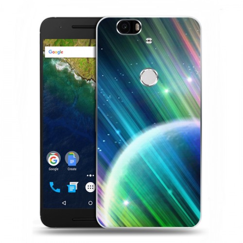 Дизайнерский силиконовый чехол для Google Huawei Nexus 6P Планеты