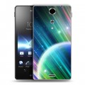 Дизайнерский пластиковый чехол для Sony Xperia TX Планеты