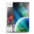 Дизайнерский пластиковый чехол для Sony Xperia E Планеты