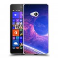 Дизайнерский пластиковый чехол для Microsoft Lumia 540 Планеты