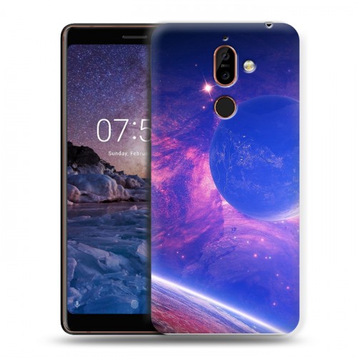 Дизайнерский пластиковый чехол для Nokia 7 Plus Планеты