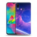 Дизайнерский пластиковый чехол для Samsung Galaxy M20 Планеты