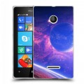 Дизайнерский пластиковый чехол для Microsoft Lumia 435 Планеты
