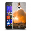 Дизайнерский пластиковый чехол для Microsoft Lumia 540 Космодром