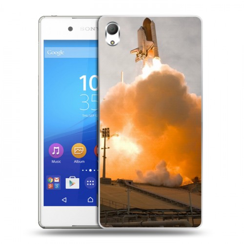 Дизайнерский пластиковый чехол для Sony Xperia Z3+ Космодром