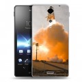 Дизайнерский пластиковый чехол для Sony Xperia TX Космодром