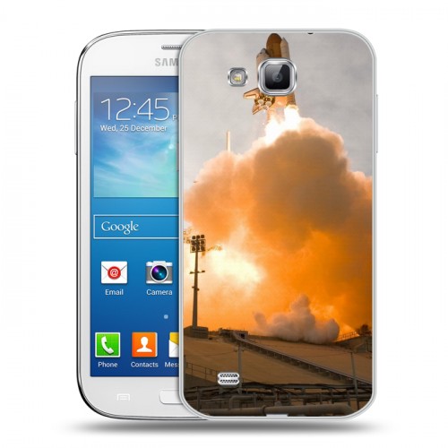 Дизайнерский пластиковый чехол для Samsung Galaxy Premier Космодром