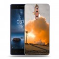 Дизайнерский пластиковый чехол для Nokia 8 Космодром