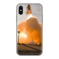 Дизайнерский силиконовый чехол для Iphone x10 Космодром