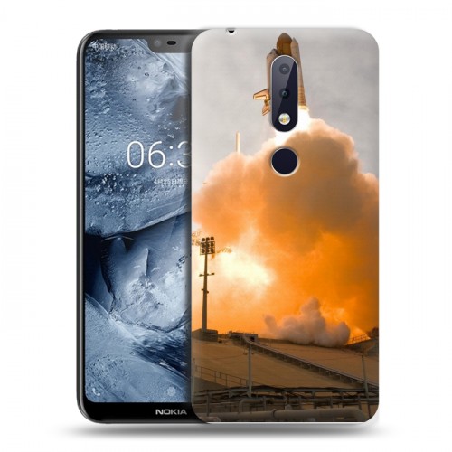 Дизайнерский силиконовый чехол для Nokia 6.1 Plus Космодром