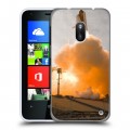 Дизайнерский пластиковый чехол для Nokia Lumia 620 Космодром