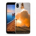 Дизайнерский силиконовый чехол для Xiaomi RedMi 7A Космодром