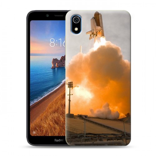 Дизайнерский силиконовый чехол для Xiaomi RedMi 7A Космодром