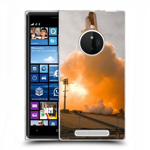 Дизайнерский пластиковый чехол для Nokia Lumia 830 Космодром