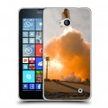 Дизайнерский пластиковый чехол для Microsoft Lumia 640 Космодром