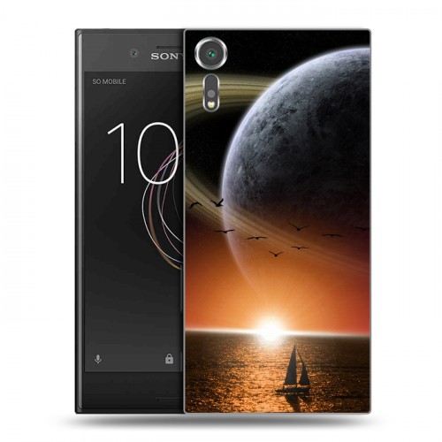 Дизайнерский пластиковый чехол для Sony Xperia XZs Сатурн