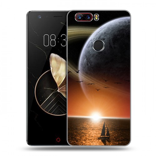 Дизайнерский пластиковый чехол для ZTE Nubia Z17 Сатурн