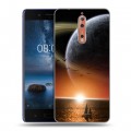 Дизайнерский пластиковый чехол для Nokia 8 Сатурн