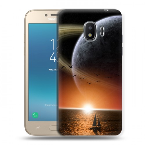 Дизайнерский пластиковый чехол для Samsung Galaxy J2 (2018) Сатурн