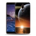 Дизайнерский пластиковый чехол для Nokia 7 Plus Сатурн