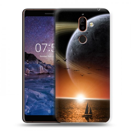 Дизайнерский пластиковый чехол для Nokia 7 Plus Сатурн