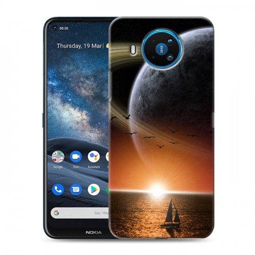 Дизайнерский силиконовый чехол для Nokia 8.3 Сатурн