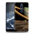 Дизайнерский пластиковый чехол для Nokia 5.1 Сатурн