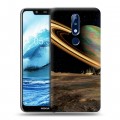 Дизайнерский силиконовый чехол для Nokia 5.1 Plus Сатурн