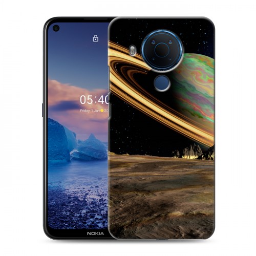 Дизайнерский силиконовый чехол для Nokia 5.4 Сатурн