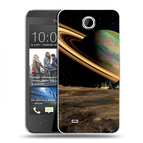 Дизайнерский пластиковый чехол для HTC Desire 300 Сатурн