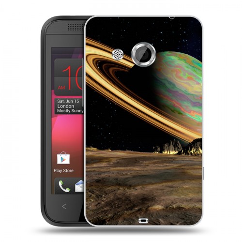 Дизайнерский пластиковый чехол для HTC Desire 200 Сатурн