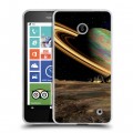 Дизайнерский пластиковый чехол для Nokia Lumia 630/635 Сатурн